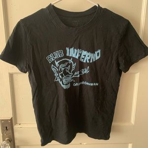 Brandy Melville Club inferno tee shirt